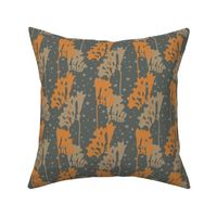 Freesia Silhouette-L-Orange & Sage