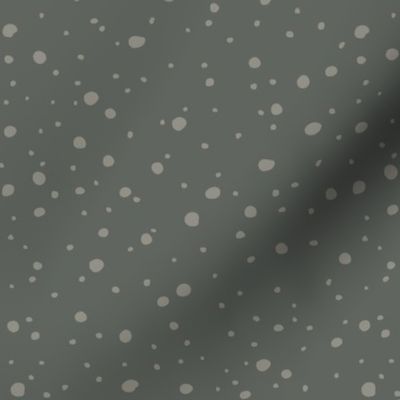Freesia Random Dots & Spots-Khaki & Sage