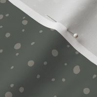 Freesia Random Dots & Spots-Khaki & Sage