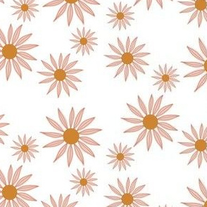 retro scattered floral 