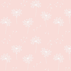 dandelions {2} for mom blushing pink reversed earthy tones