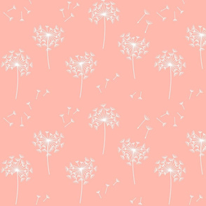 dandelions {2} for mom peachy pink reversed earthy tones