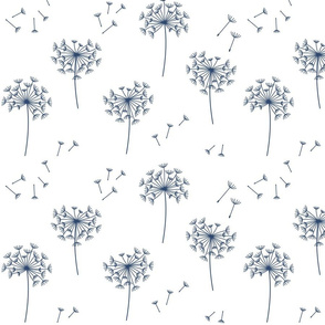 dandelions {2} for mom sail blue earthy tones