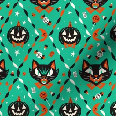 Halloween Party (Teal - Large)