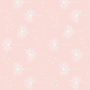 dandelions {2} for mom blushing pink reversed earthy tones horizontal