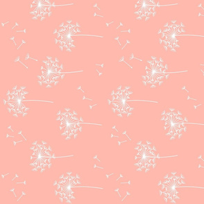 dandelions {2} for mom peachy pink reversed earthy tones horizontal