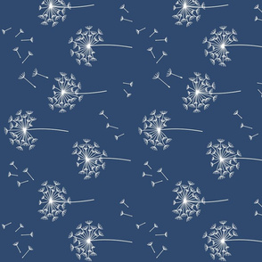 dandelions {2} for mom sail blue reversed earthy tones horizontal