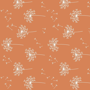 dandelions {2} for mom terracotta reversed earthy tones horizontal