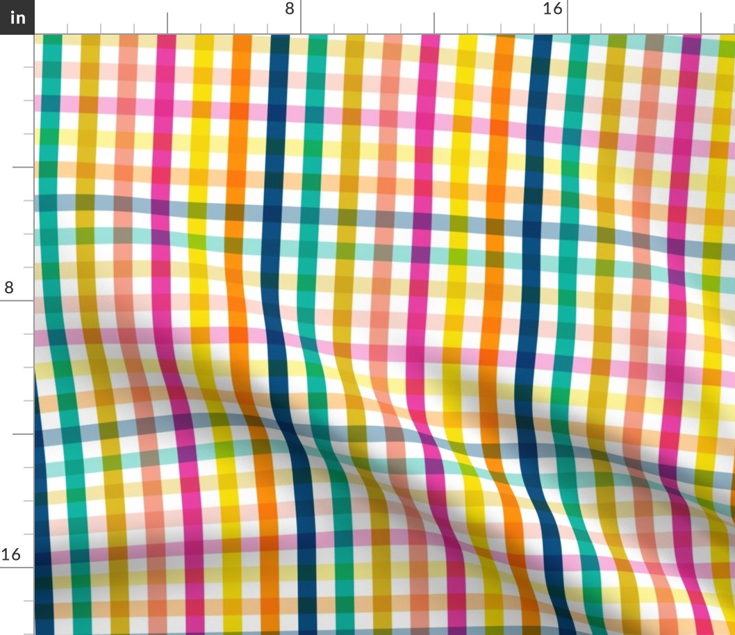 Birchdale Gingham || spring & summer rainbow check