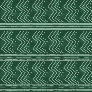 Native Zigzag-green