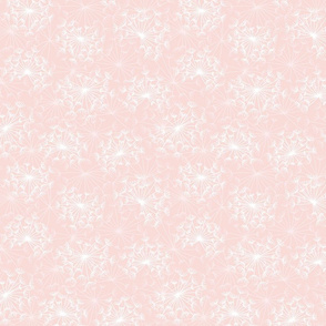 dandelions {3} blushing pink reversed