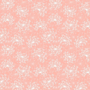 dandelions {3} peachy pink reversed