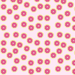 Pink Grapefruit Pattern