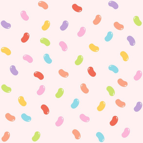 Cute and Colorful Sweets on Pink Background