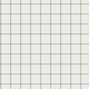 The grid minimal checkered tiles design Scandinavian retro strokes off white sage green