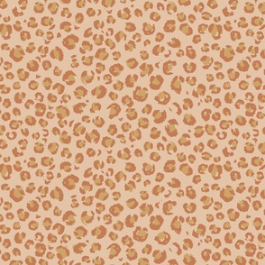 Medium // Pumpkin Spice leopard print