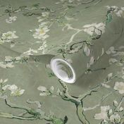 Vincent Van Gogh Almond Blossom sage green