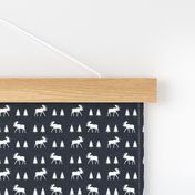 3/4" moose trot // midnight linen