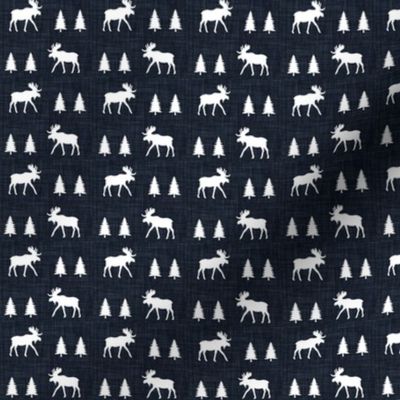 3/4" moose trot // midnight linen