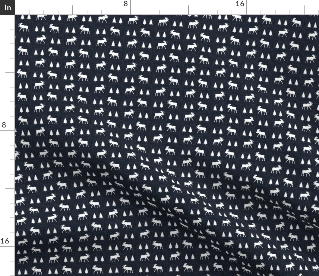 3/4" moose trot // midnight linen