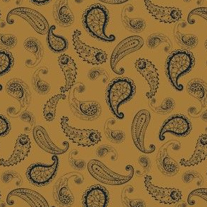 paisley Brown/black