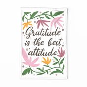 Gratitude is the best attitude teatowel_positive affirmations