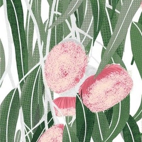 Green Gum- Large Pink Flower
