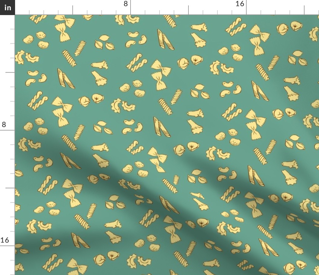 pasta - teal