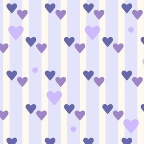 Hearts and Stripes - Very Peri 