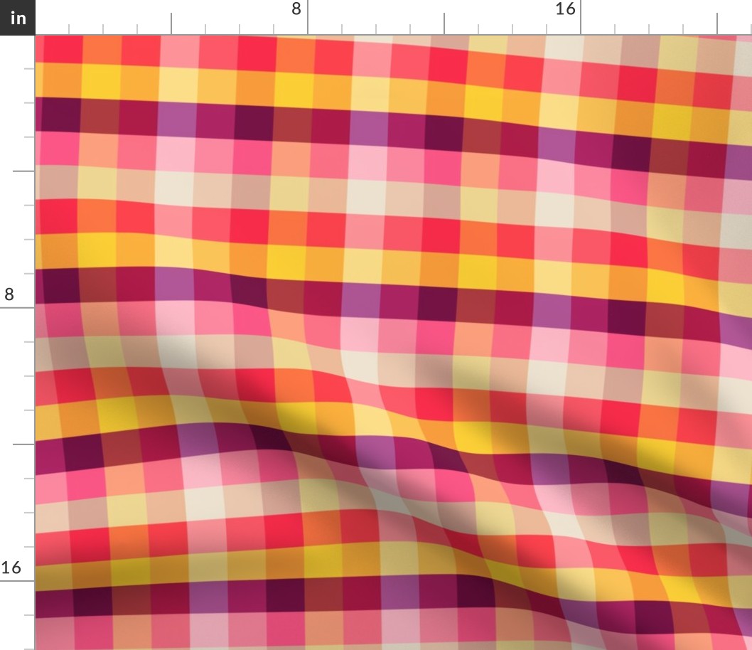 Honey Cherry Gingham V01