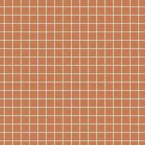 1 inch grid // Halloween Pumpkin Spice Grid