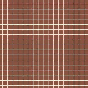 1 inch grid // Rich Cocoa Grid