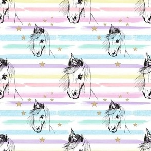 Fairy Unicorn Stripes Small scale