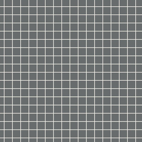 1 inch modern grid minimal aesthetic - Dark Sage Green