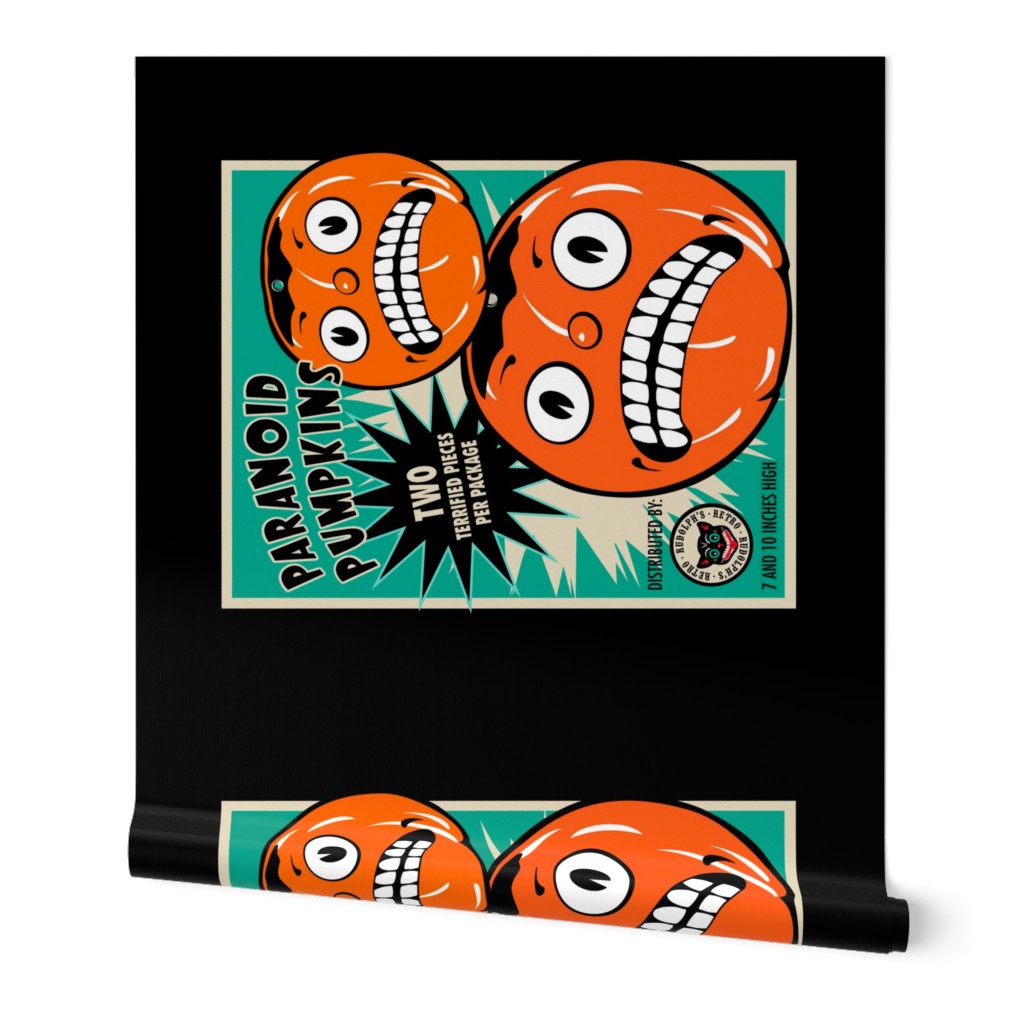 Paranoid Pumpkins Tea Towel