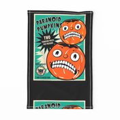 Paranoid Pumpkins Tea Towel