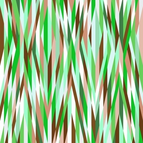 Psychedelic hippie ribbons green brown