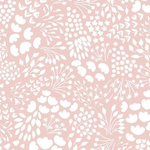 Briella Floral - Blush White