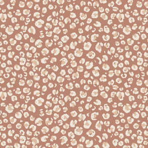 Medium // Animal Print Vanilla on Hazelnut leopard print