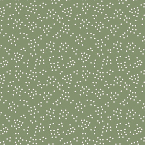 Briella Scattered Dots - olive