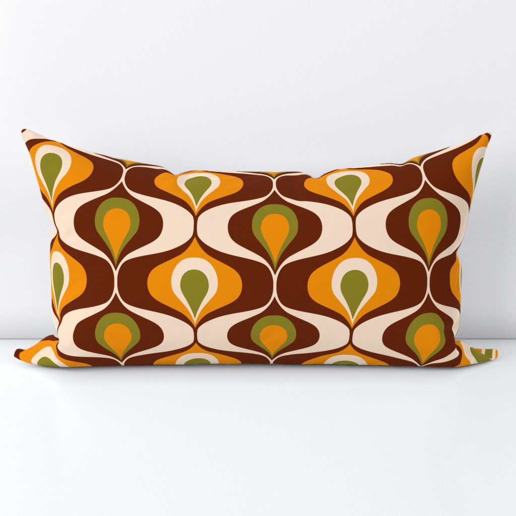 Mid century modern lumbar pillows hot sale