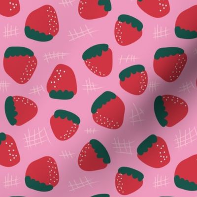 Fun Fruit: Strawberry Pink & Red