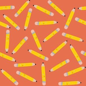 Smile Pencils - Coral