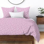 Rabbit Hare Paisley - pink - small -