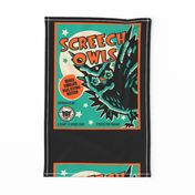 Screech Owls Tea Towel