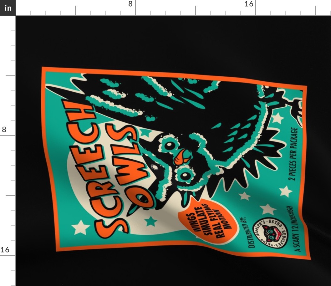 Screech Owls Tea Towel