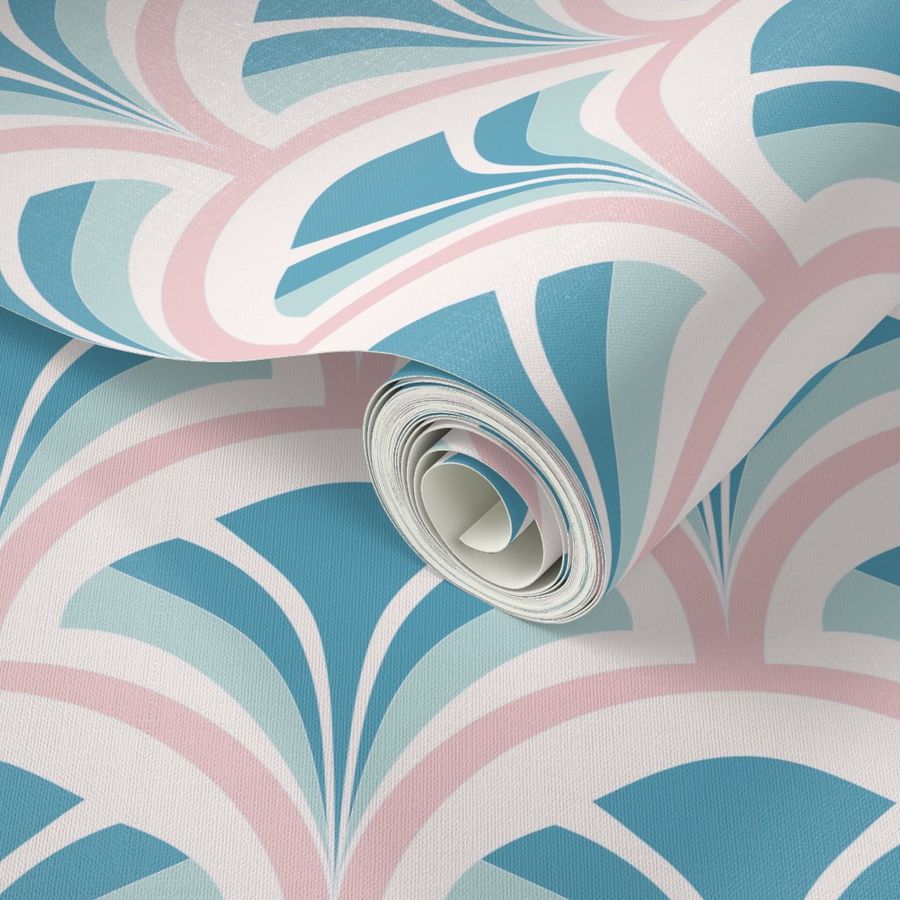 Art Deco Shells - Pastels