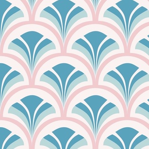 Art Deco Shells - Pastels