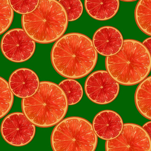 Oranges-light green