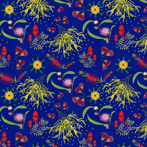 Wendy’s Australiana Garden - Royal blue, medium